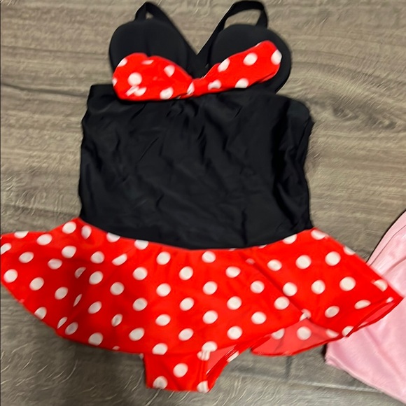 Kids One Piece Swimsuit Set - Black, Purple, Blue - Picture 7 of 7